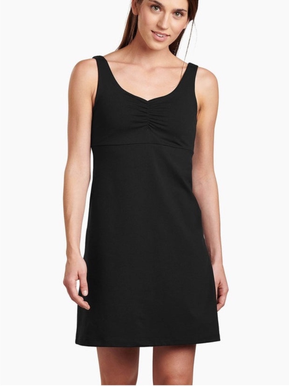 Kuhl Harmony Active Black Tank Women’s Dress with built in bra. Size XS